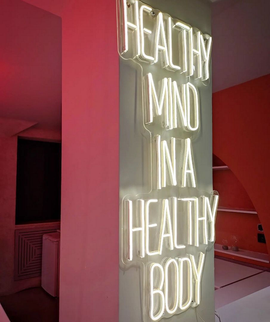 Healthy Mind in a Healthy Body Neon Sign