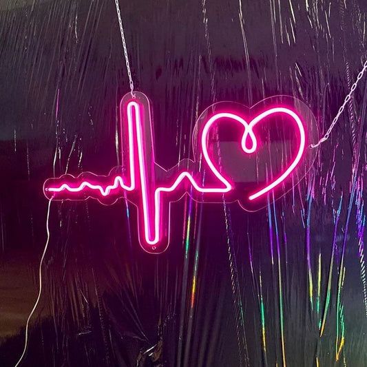Heart Beat Neon Sign