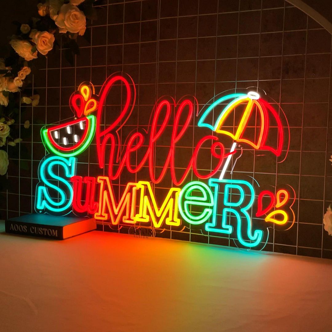 Hello Summer Neon Sign