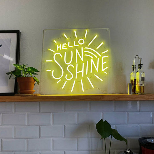 Hello Sunshine Neon Sign