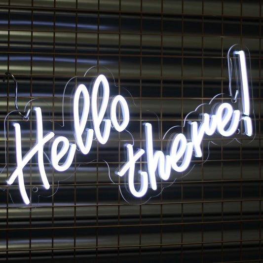 Hello There Neon Sign