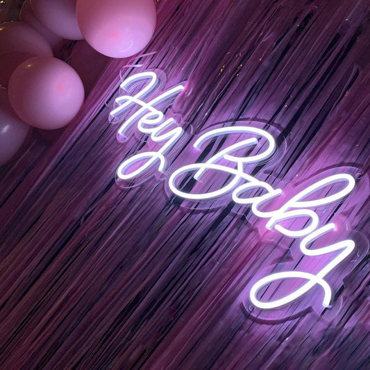 Hey Baby Neon Sign