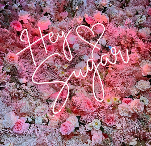Hey Sugar LED Neon Sign light up sign