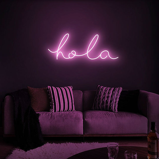 Hola LED Neon Sign light up sign