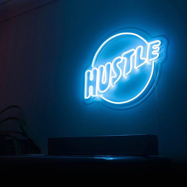 Hustle LED Neon Sign light up sign