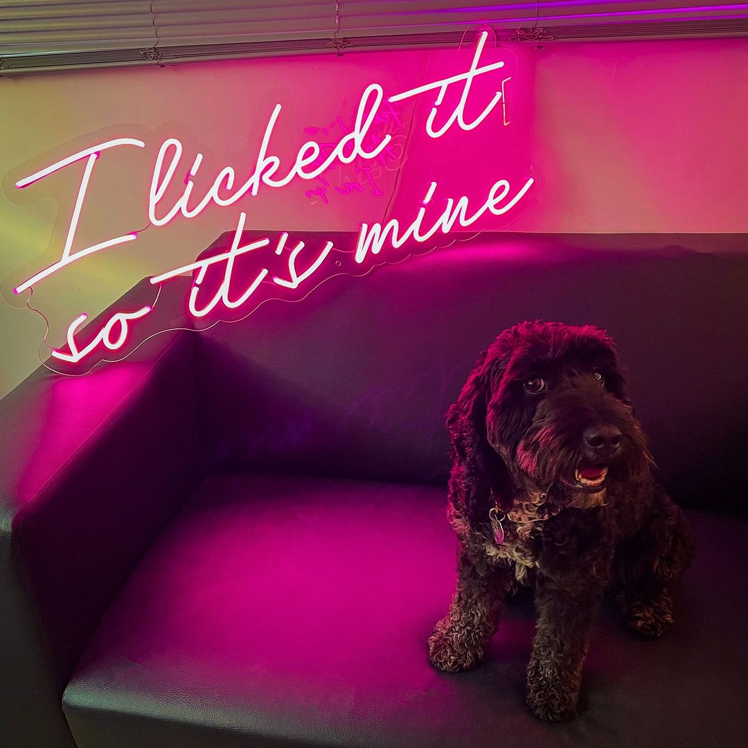 I Licked it So it's Mine Neon Sign