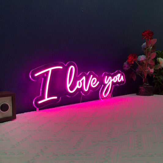 I Love You Neon Sign