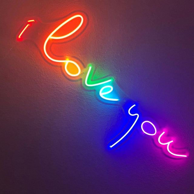 I Love You LED Neon Sign light up sign