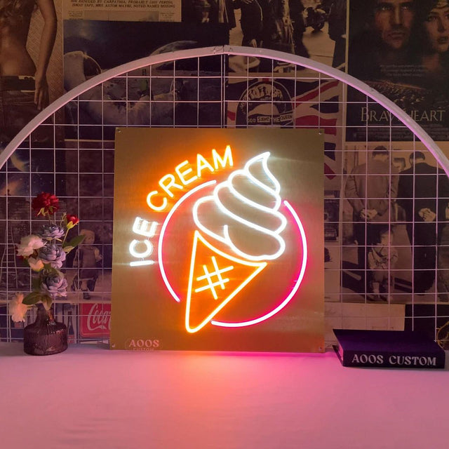 Ice Cream LED Neon Sign light up sign