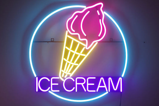 Ice Cream Neon Sign