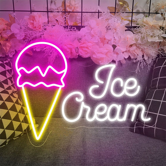 Ice Cream Neon Sign