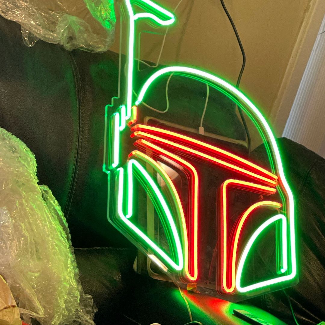 Imperial Bounty Hunter Neon Sign