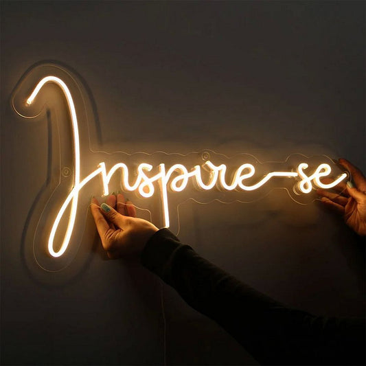 Inspire-se Spanish Neon Sign Get Inspired Neon Sign