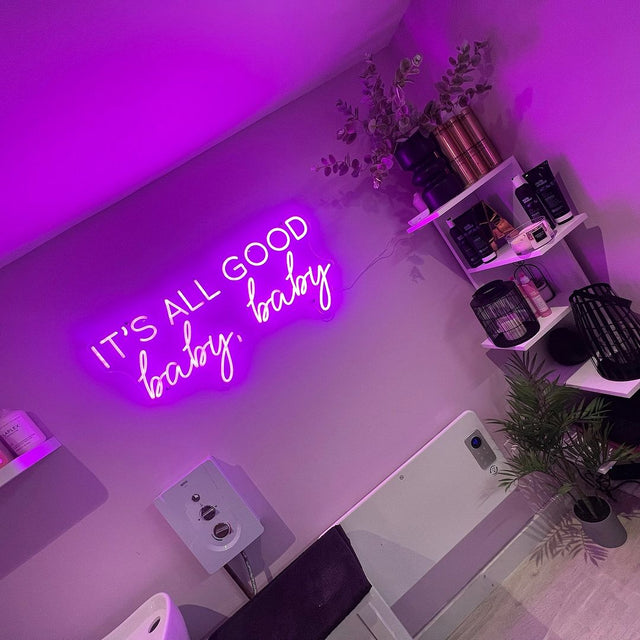 It's All Good Baby Baby LED Neon Sign light up sign