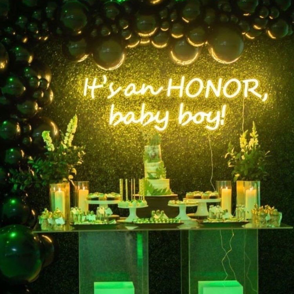 It's An Honor Baby Boy Neon Sign