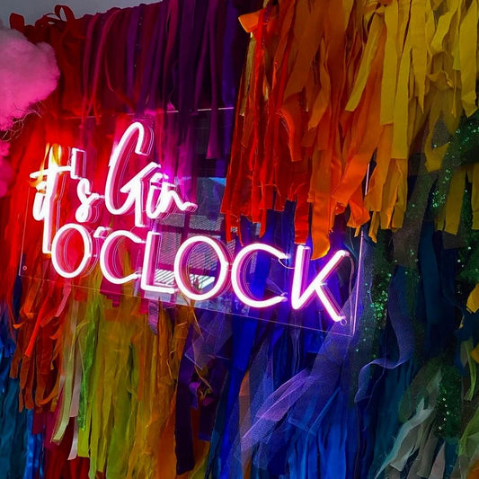 It's Gin O'clock Neon Sign