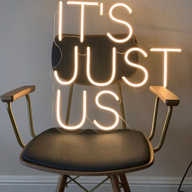 It's Just Us LED Neon Sign light up sign