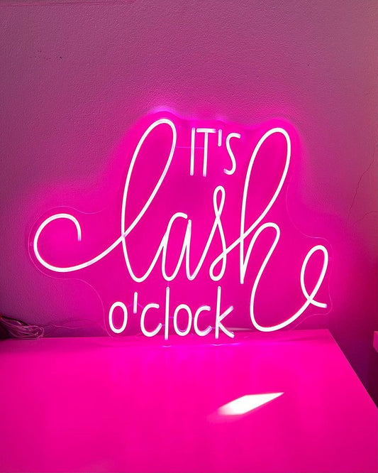 It's Lash O'clock Neon Sign
