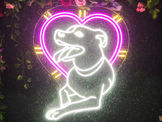 Jack Russell Terrier Dog Neon Sign