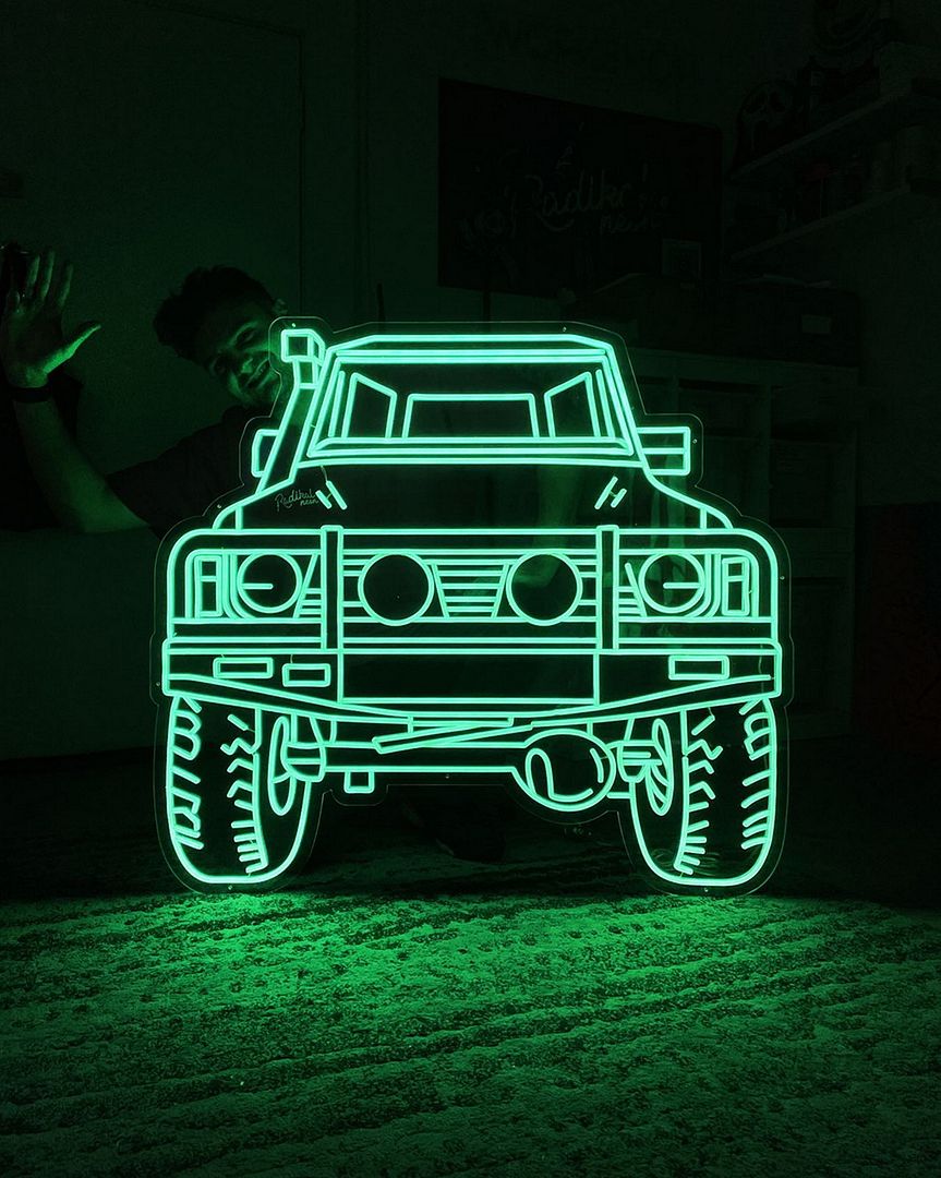 Jeep Car Neon Sign