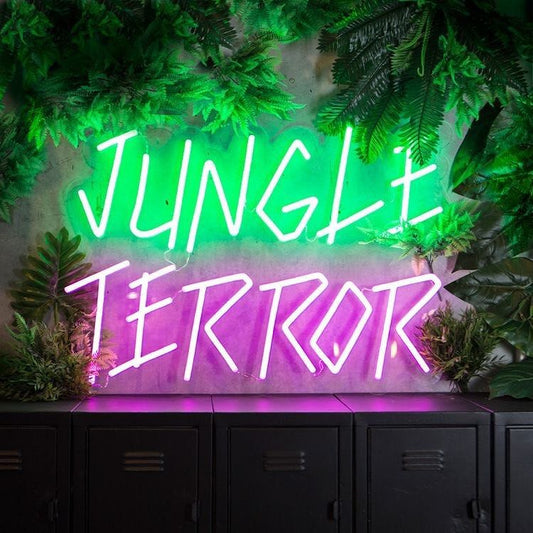 Jungle Terror Neon Sign