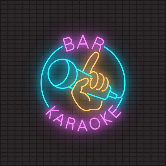 Karaoke Bar Neon Sign