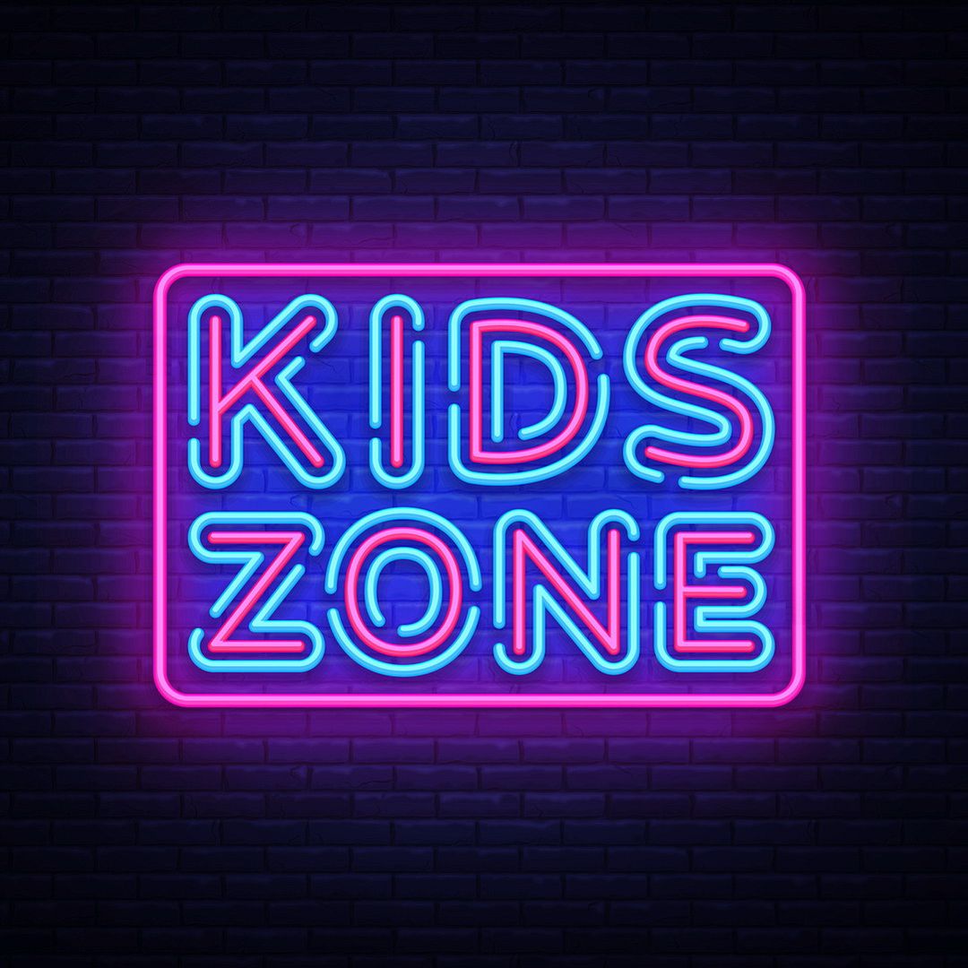 Kids Zone Neon Sign