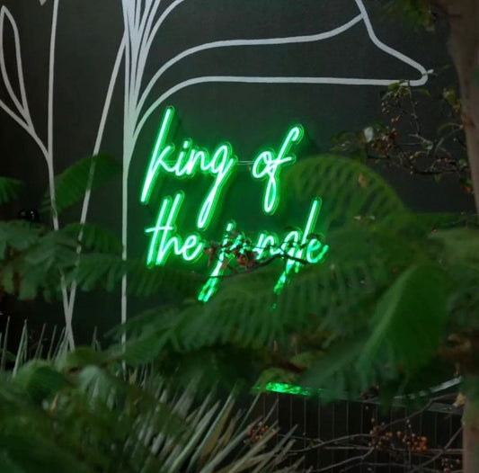 King Of The Jungle Neon Sign