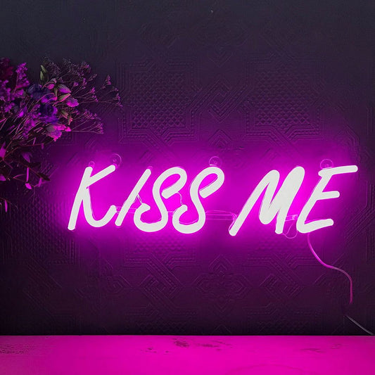 Kiss Me Neon Sign