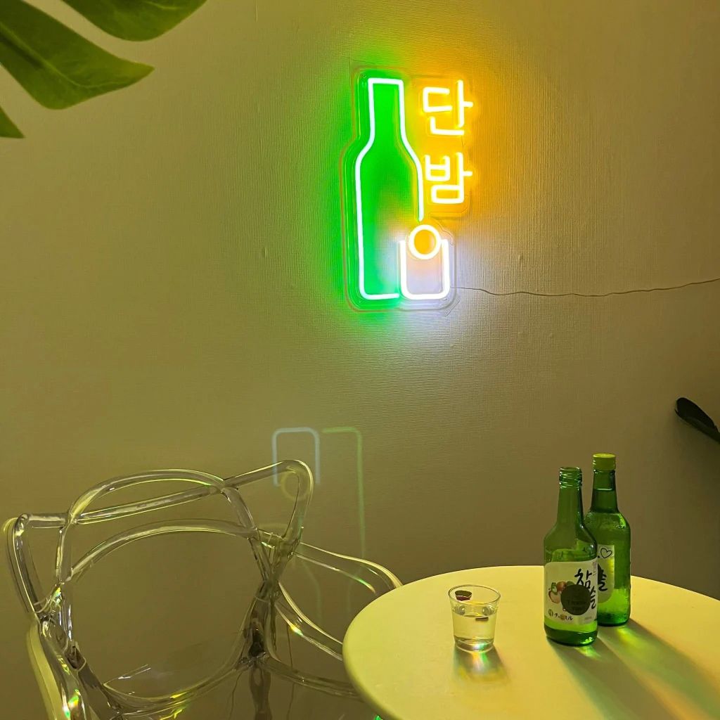 Korean Soju Neon Sign