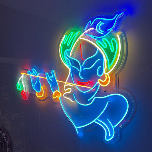 Krishna Neon Sign