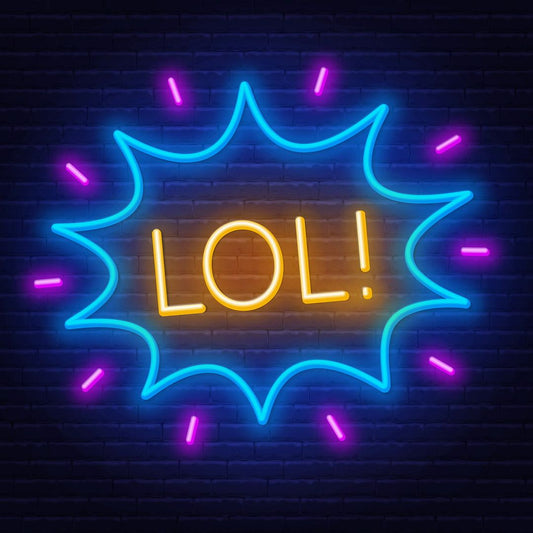 LOL Neon Sign