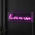 La Vie En Rose Acrylic Neon Light Box