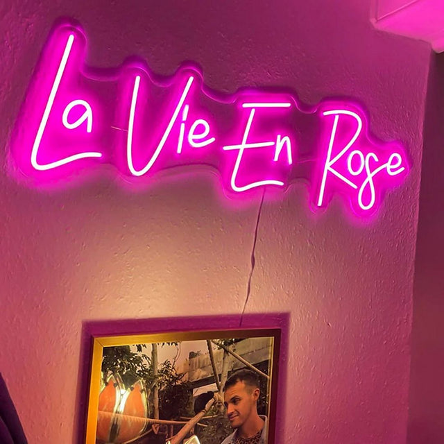 La Vie En Rose LED Neon Sign light up sign