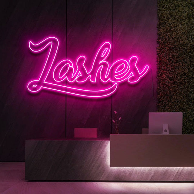 Lashes LED Neon Sign light up sign