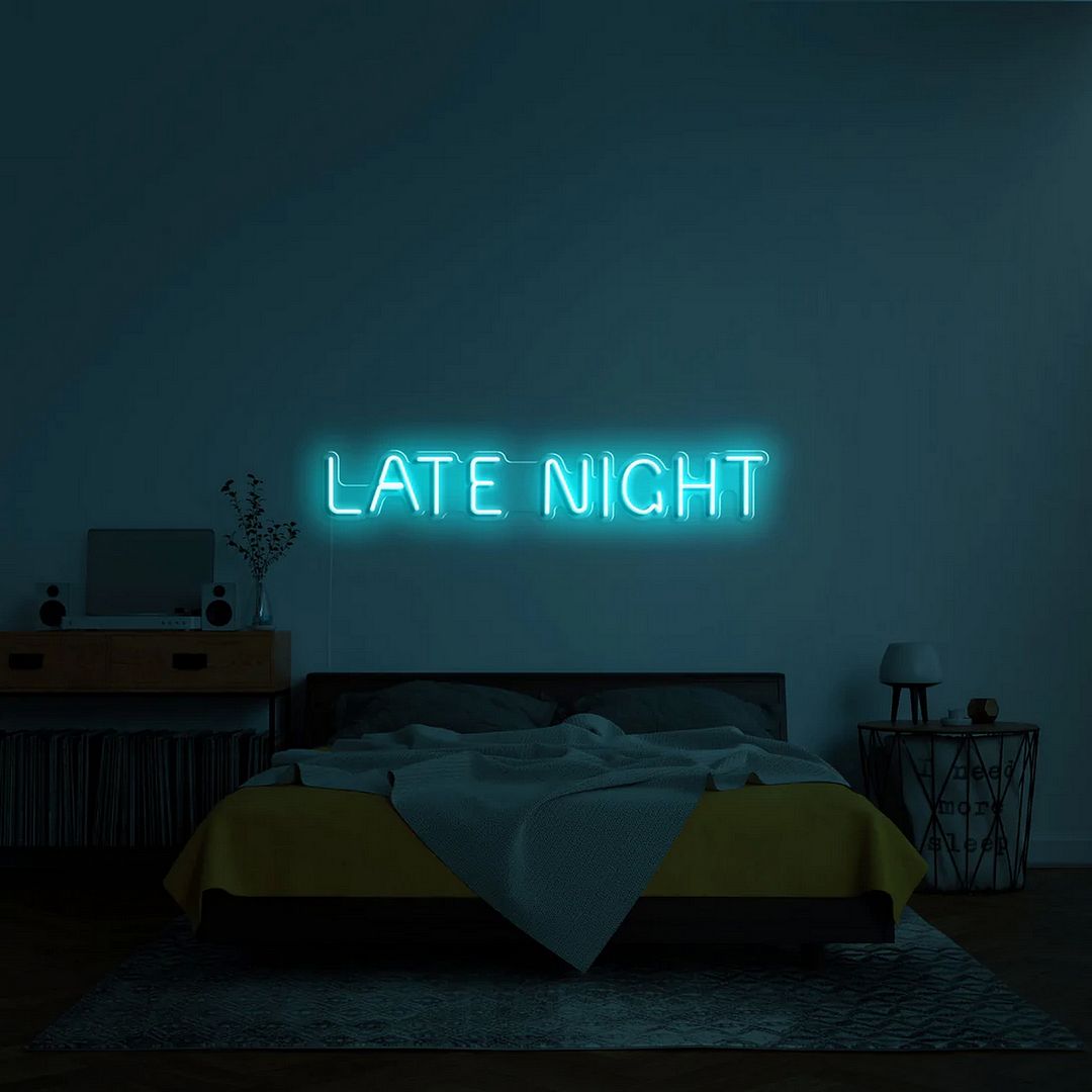 Late Night Neon Sign