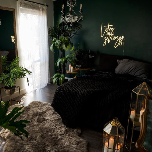 Let's Get Cozy Neon Sign