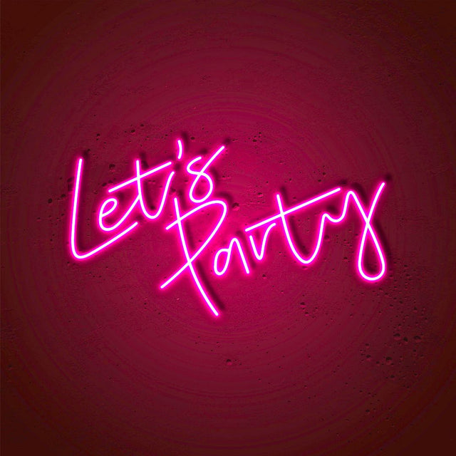 Let's Party LED Neon Sign light up sign