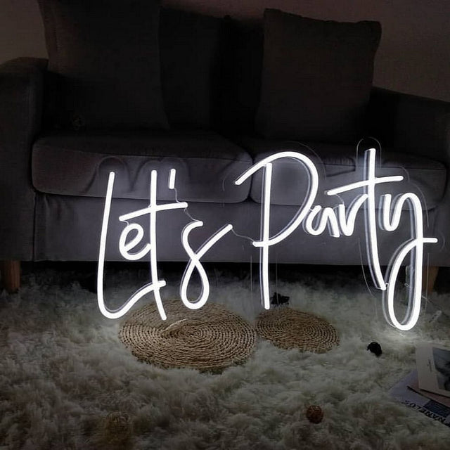 Let's Party LED Neon Sign light up sign
