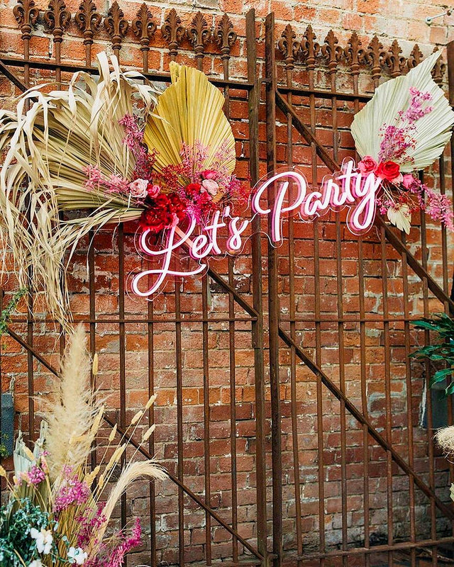 Let's Party LED Neon Sign light up sign
