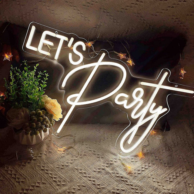 Let's Party LED Neon Sign light up sign
