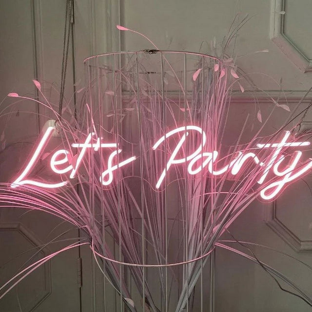Let's Party LED Neon Sign light up sign