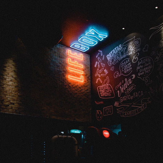 Life Box Neon Sign