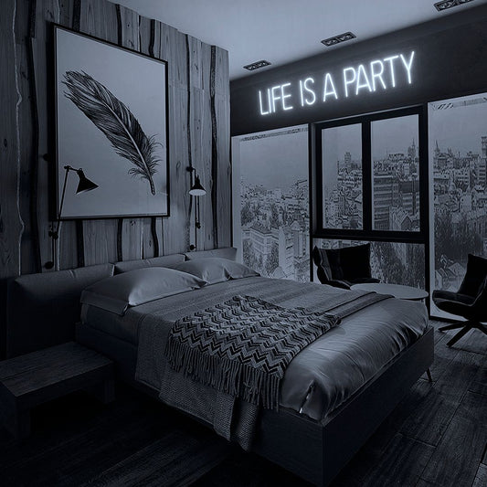 Life is A Party Neon Sign
