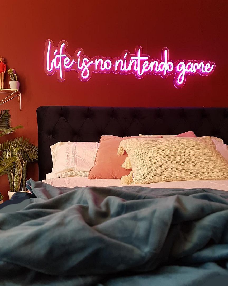 Life is No Nintendo Game Neon Sign