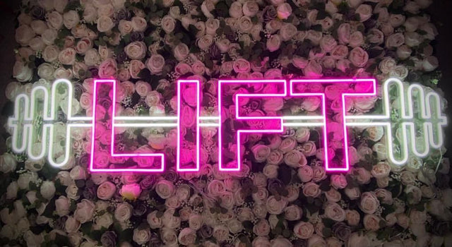 Lift Weight Gym LED Neon Sign light up sign