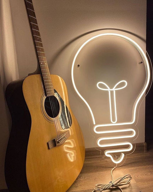Lightbulb Neon Sign