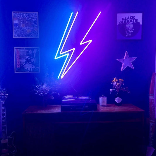 Lightning Art Neon Sign