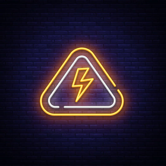 Lightning Bolt Neon Sign