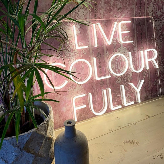 Live Color Fully Neon Sign